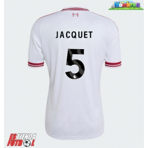 Liverpool Jeremy Jacquet #5 Segunda Equipación 2026-27 Manga Corta